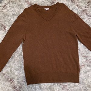 Merona Brown V-Neck Sweater
